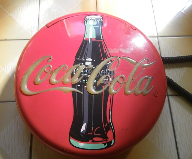 昔 1995年初頭のコカ コーラの壁掛け電話 ショップ Old Time Vintage Classic Deco 置物 Pinkoi