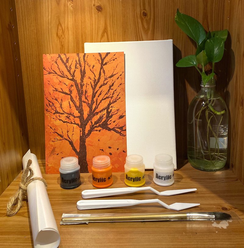 [Online Experience] Oil Painting House DIY Package-Fall (Autumn)
