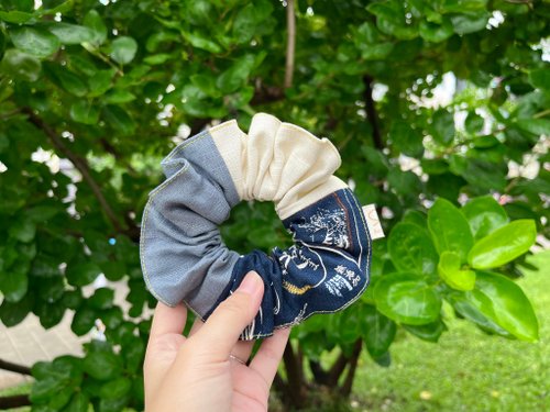 RuruRoad 三拼荷葉髮圈 / 甜甜圈 / 蓬萊米