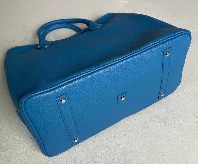 イタリアンレザートートバッグ　ラベンダー色 イタリアンレザートートバッグ　ラベンダー色