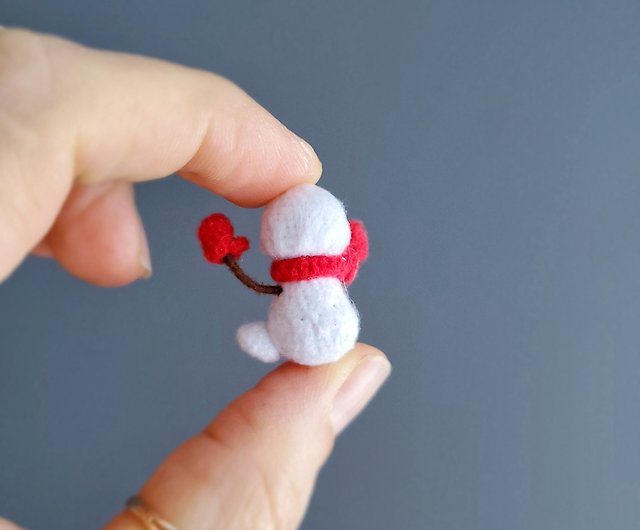 DIY Miniature Snowman 