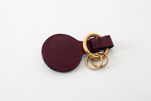 Hsu & Daughter 徐氏父女皮件工作室 AirTag鑰匙圈 | 皮革訂製 | 客製打字 | 鑰匙圈 | 真皮 | 禮物