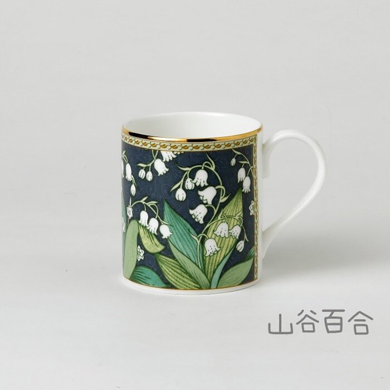 英國 RK | 經典Classic Collection 280ml金邊骨瓷杯 鈴蘭 - 其他杯子 - 瓷 多色