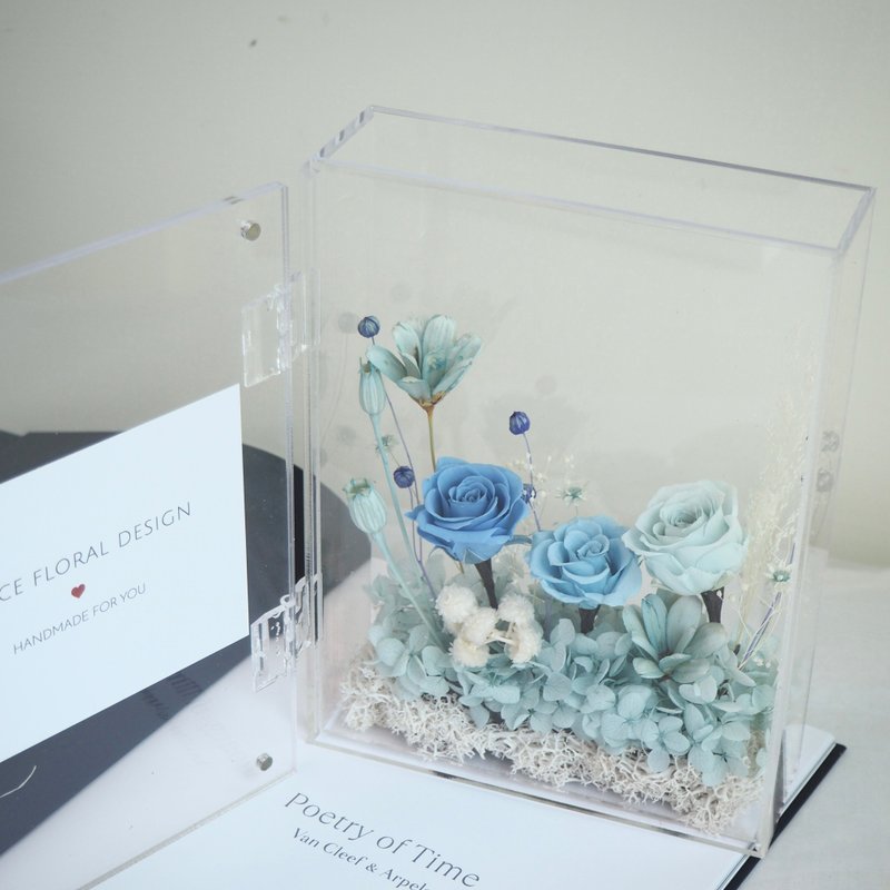 [GFD] Transparent Photo Frame - Permanent Flowers/Flower Gifts/New Home Gifts/Valentine's Day Flower Gifts/Sister Gifts - Dried Flowers & Bouquets - Plants & Flowers 