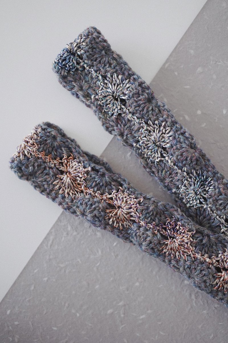 Summer Firework Hairband | Gray Blue - Headbands - Cotton & Hemp 