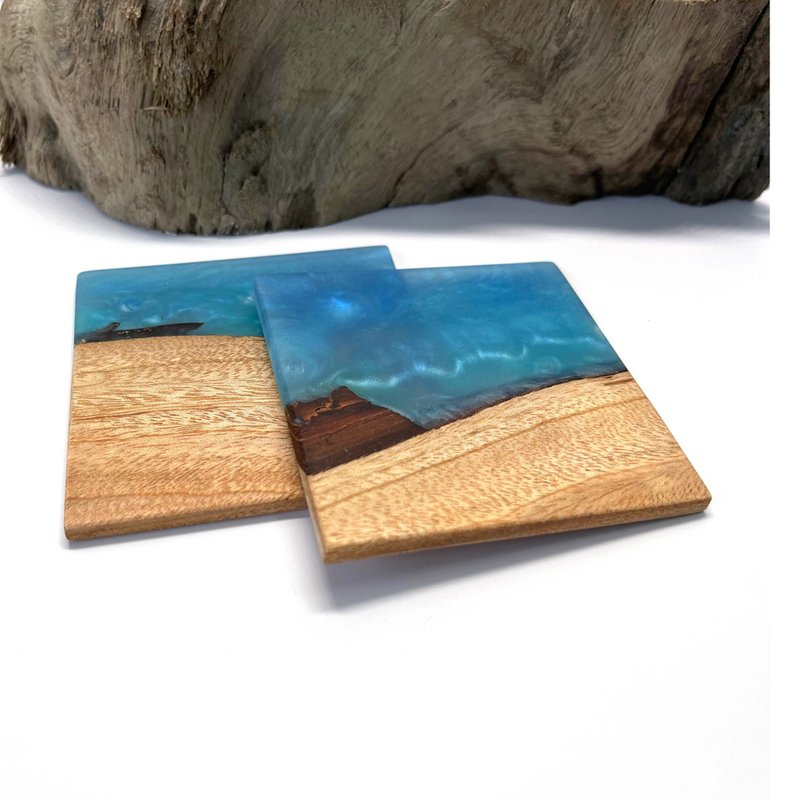 【Seeds】Personalized Wood Coasters, Custom Coasters, Engraved Gift  C-101 - Coasters - Wood 