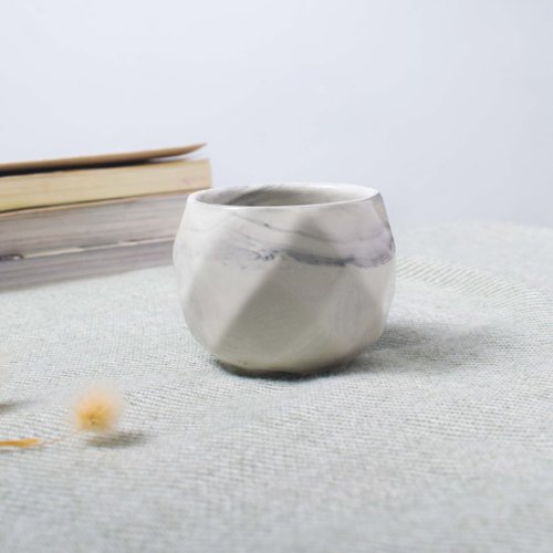 李的綠意花園 李的綠意花園 北歐風多肉小盆 小花盆 瓷盆 大理石紋 ins風 多肉