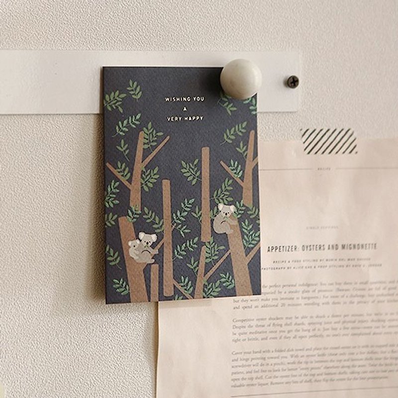 Forest Story Card Envelope Group-16 koala, E2D46459 - การ์ด/โปสการ์ด - กระดาษ สีเขียว
