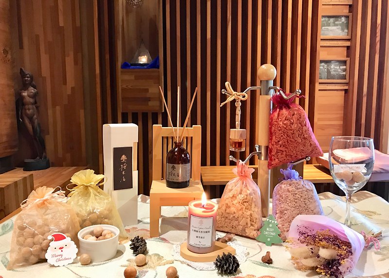 Cypress home 🌳 🌟 Value Fragrance Series Hinoki gift box 🌟 Let Taiwan cypress wood full of your life - ของวางตกแต่ง - ไม้ สีนำ้ตาล