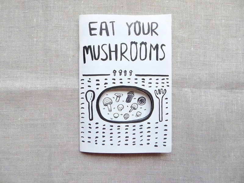 'Eat Your Mushroom' illustration zine - 刊物/書籍 - 紙 