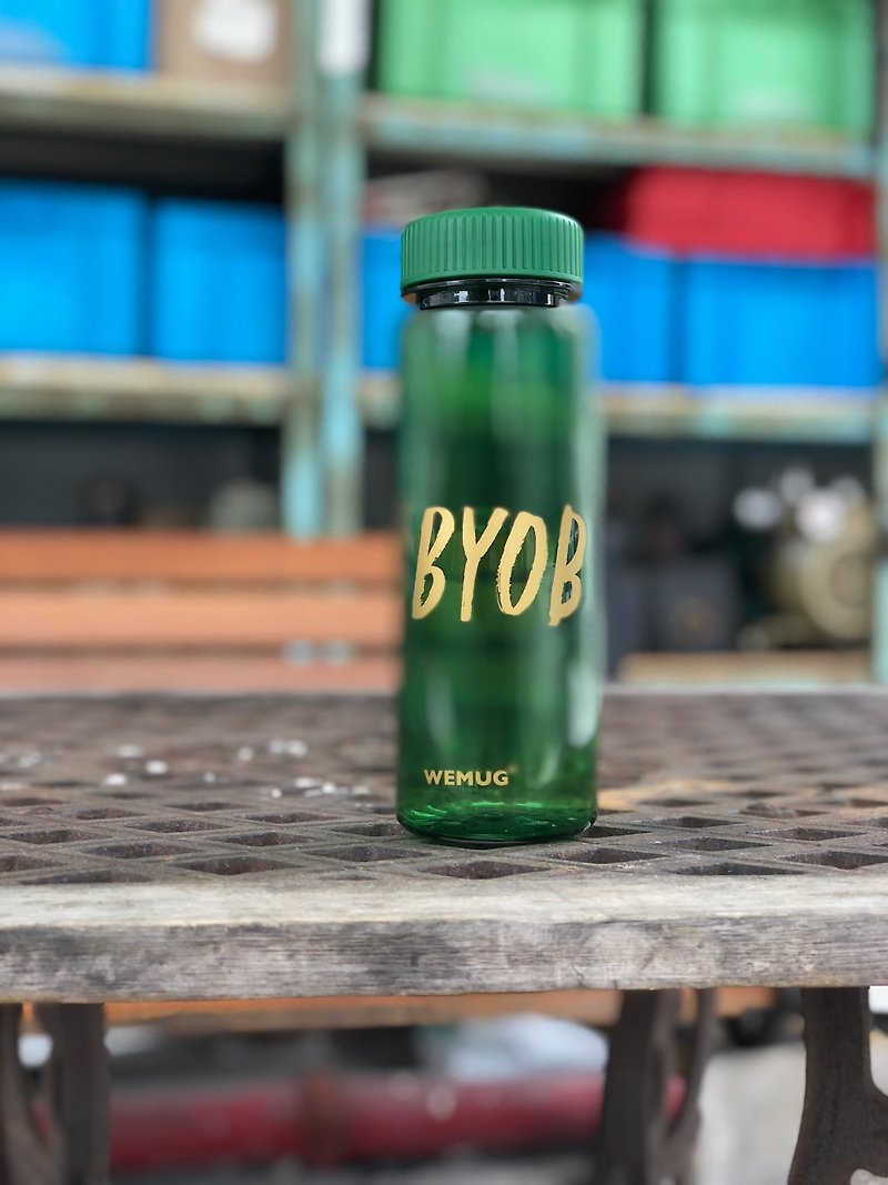 Eco Friendly, Saftey Material. BPA Free Lifestyle Water Bottle #BYOB - กระติกน้ำ - พลาสติก สีเขียว
