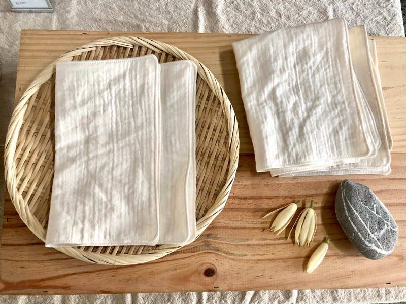 Organic cotton hand towel - Towels - Cotton & Hemp White