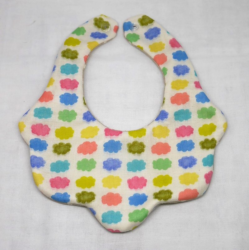 Japanese Handmade 4-layer-double gauze Baby Bib - ผ้ากันเปื้อน - ผ้าฝ้าย/ผ้าลินิน หลากหลายสี