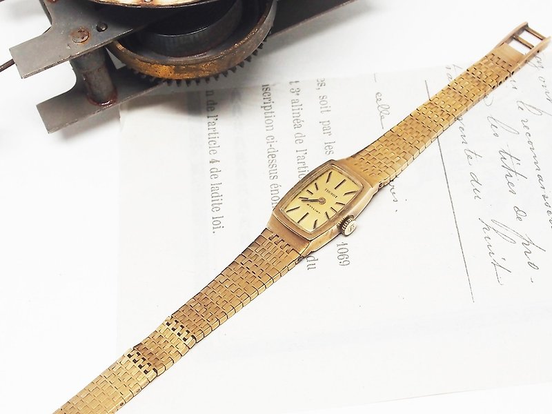 1970 vintage TISSOT 天梭錶STYLIST - 女錶 - 其他金屬 金色