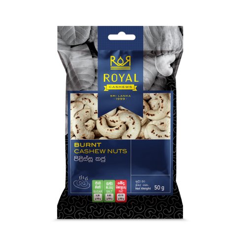 Royal Cashews - 皇家錫蘭腰果(香港) 直燒珍寶錫蘭腰果50克