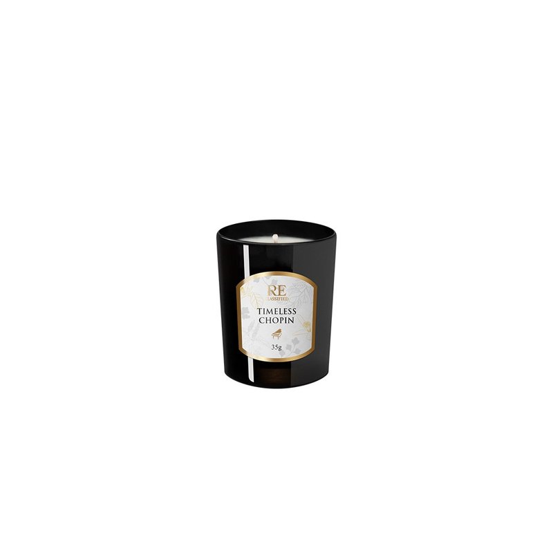 [RE Fragrance Room] Indoor Fragrance - Classic Mini Scented Candle 35g Natural Soy Wax - Fragrances - Glass Black