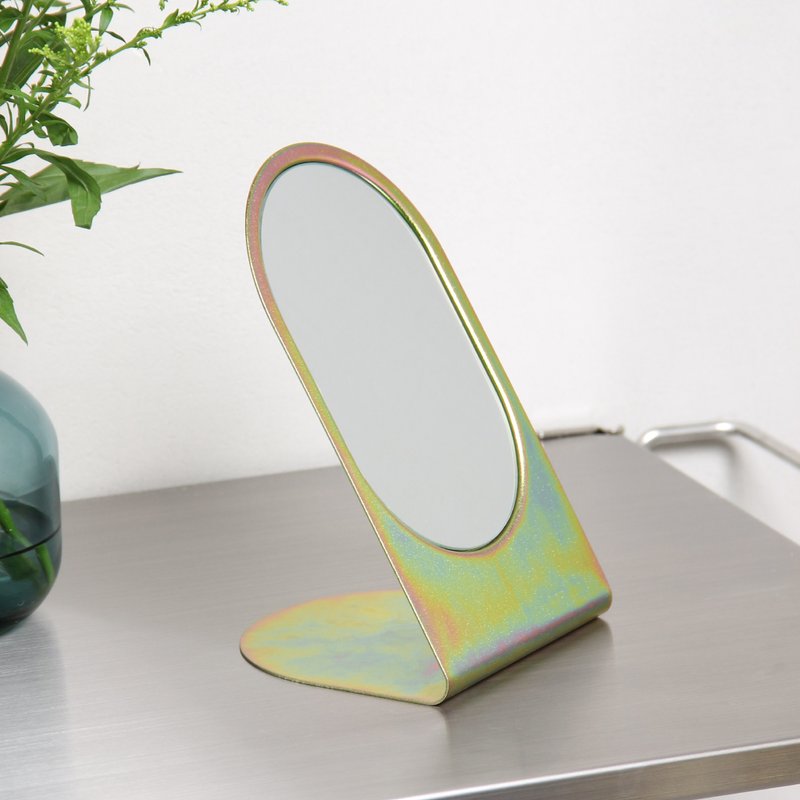 Shuishui table mirror / neon color - Items for Display - Other Metals Multicolor