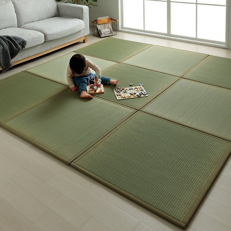 NewPia Igusa Tatami: Air-Purifying, Lightweight & Easy-Install Floor Decor - Rugs & Floor Mats - Plants & Flowers 