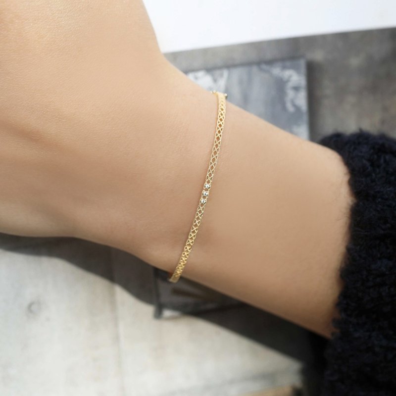 【 C.H. DELUXE 】LESSIA - BRACELET - Bracelets - Precious Metals Gold