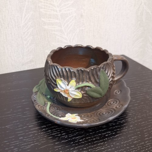 彩揚藝術中心 手工製作-花杯系列-蘭花