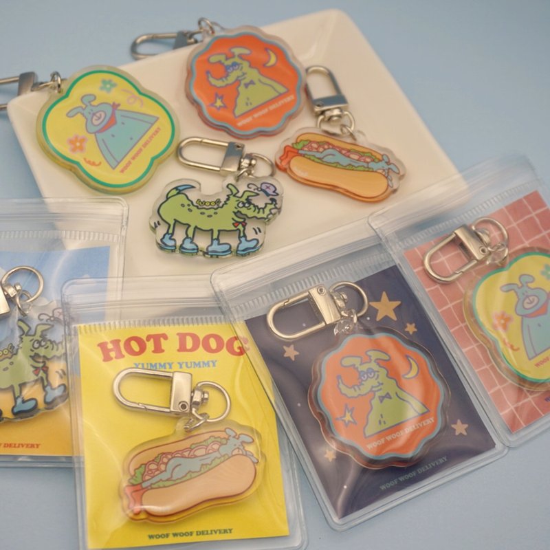 WOOF's Keychain - พวงกุญแจ - อะคริลิค หลากหลายสี