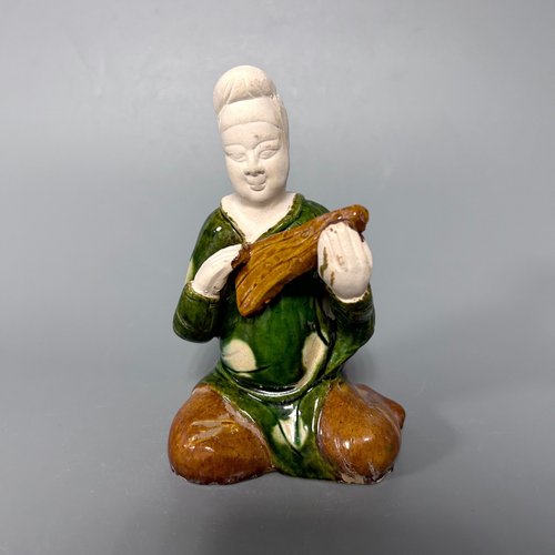 中国　唐三彩　陶人形　人物像　置物　時代箱　C　R7547 Amazon.co.jp: 中国 唐三彩 陶人形 人物像 置物 時代箱 C R7547