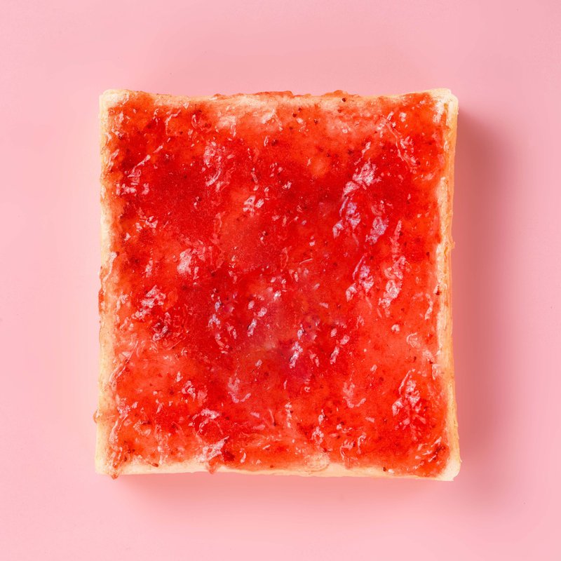 【Kids TOP 1】Strawberry Natural Cream Soft Center Thick Sliced ​​Toast - Bread - Other Materials 