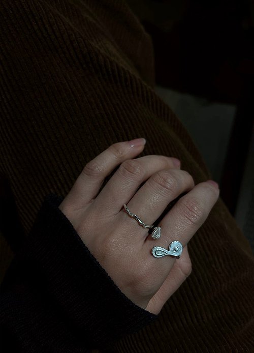 Susie 蘇西獨立設計 新年傳統兔子燈純銀戒指 手工制