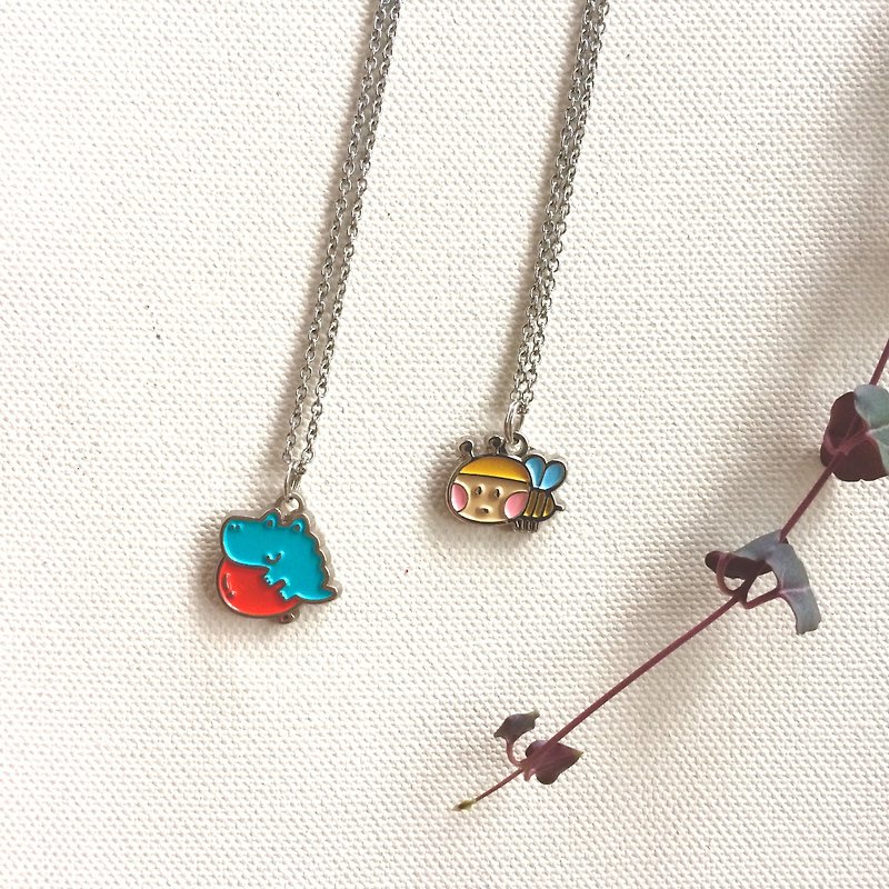 Animal necklace 1+1 - Necklaces - Other Metals 