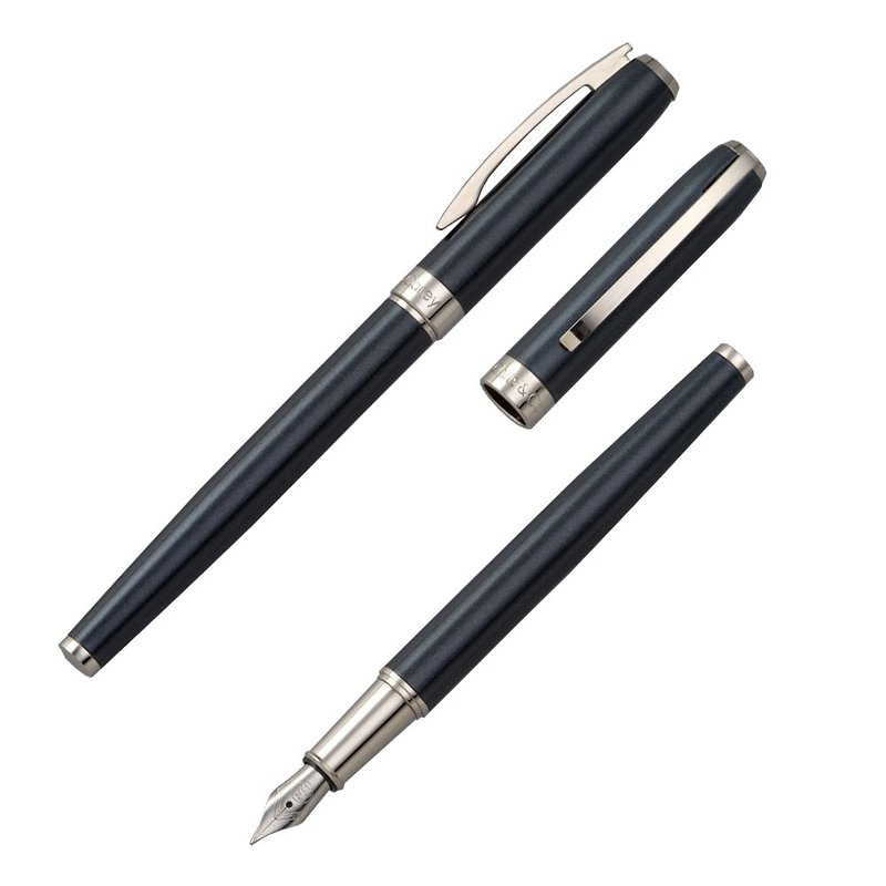 [Chris & Carey] Essence Essence Pen (Free lettering) / Pirates Black ESFP-07 - Fountain Pens - Other Metals 