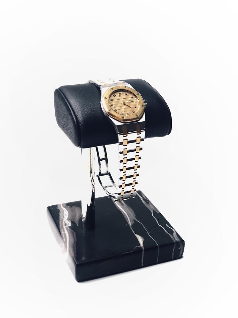 Tosca | Leather Watch Stand-Single Black 真皮錶座 |置錶架 - Men's & Unisex Watches - Genuine Leather 
