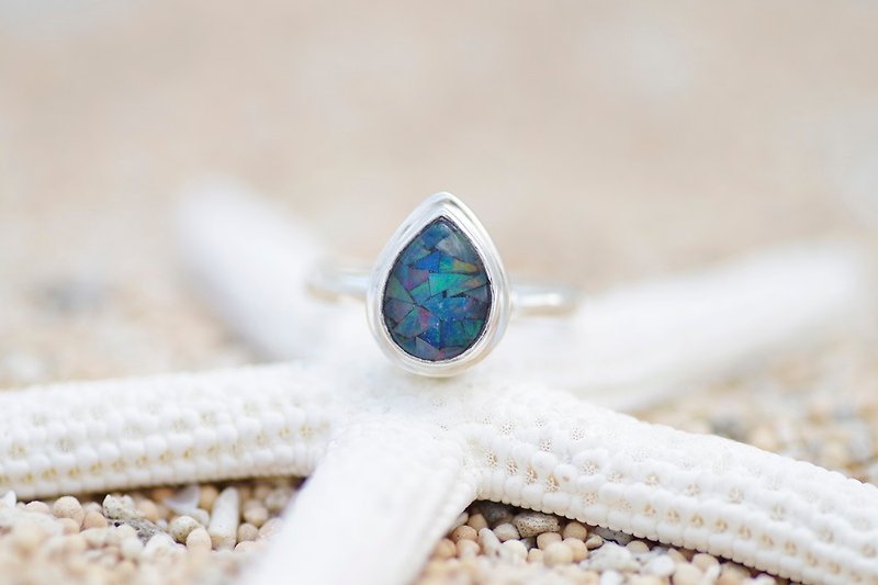 Opal's silver ring - General Rings - Stone Multicolor