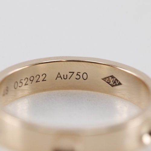 ルイヴィトン K18PG アリアンス アンプラントリング#48(8号) ルイヴィトン K18PG アリアンス アンプラントリング#48(8号) ルイ