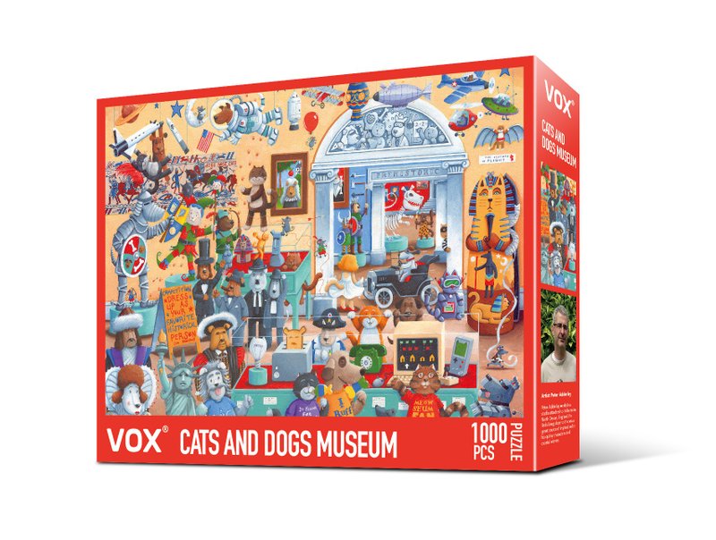 1000 pieces of cross-dressing puzzles at the Mao Children Museum - เกมปริศนา - กระดาษ 