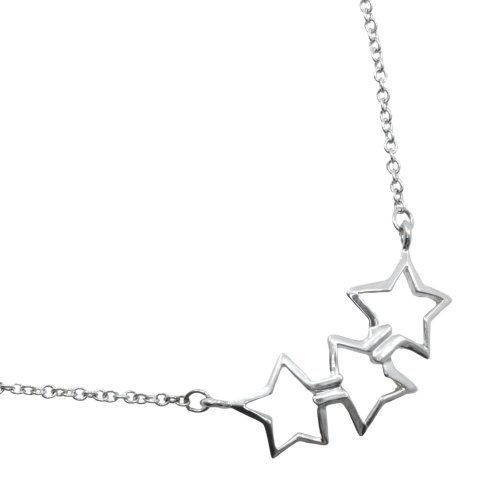 ティファニー　Tiffany トリプルスターネックレス TIFFANY&Co. ティファニー トリプルスターネックレス K18YG