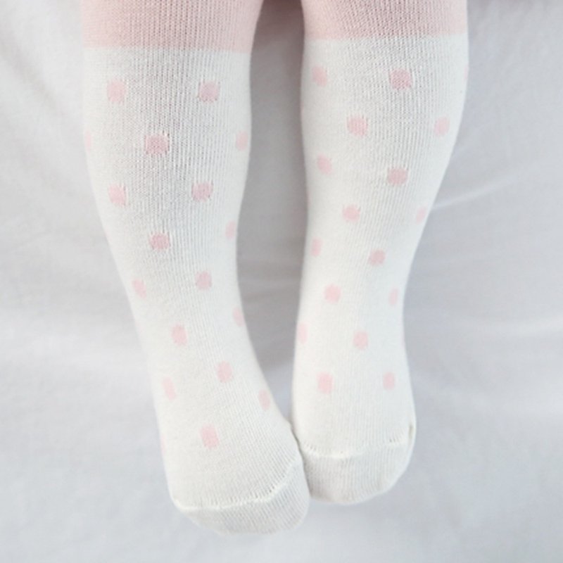 Happy Prince Croce嬰童褲襪 韓國製 - 嬰兒襪子 - 棉．麻 粉紅色