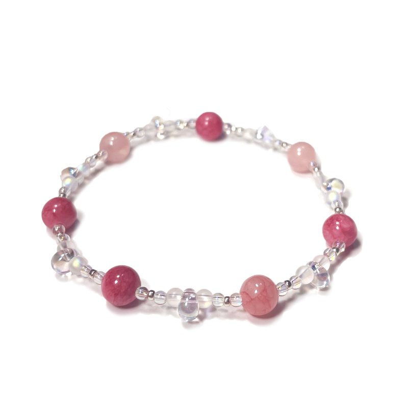 Crystal Rose Bracelet 002 - 手鍊/手環 - 寶石 多色