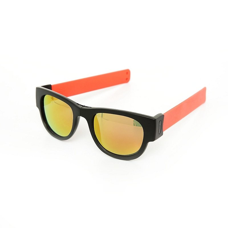 New Zealand Slapsee Pro Polarized Sunglasses-Personalized Orange - กรอบแว่นตา - ซิลิคอน สีส้ม