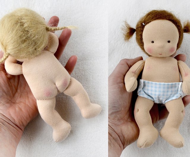  Waldorf Doll for Girl, Waldorf Toys, Handmade Baby Gift :  Handmade Products