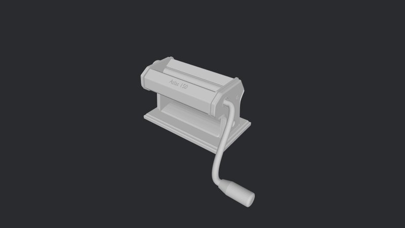 3D MODEL Miniature pasta machine model | Miniature 3D models ready to print - 其他數位商品 - 其他材質 