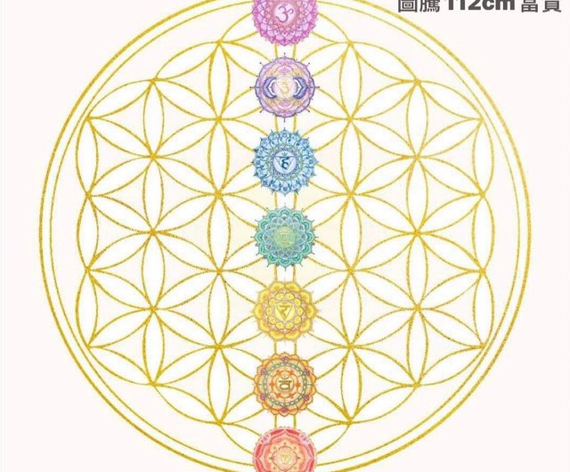 生死曼陀羅 獨家創作喜悅禪七脈輪生命之花曼陀羅2020Art入選獎正性的力量