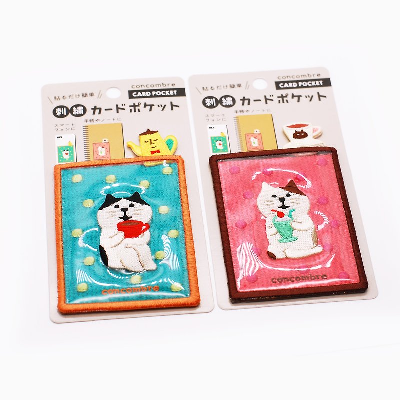 Japanese Decole Embroidered Card Holder-Concombre Series - Phone Accessories - Thread Multicolor