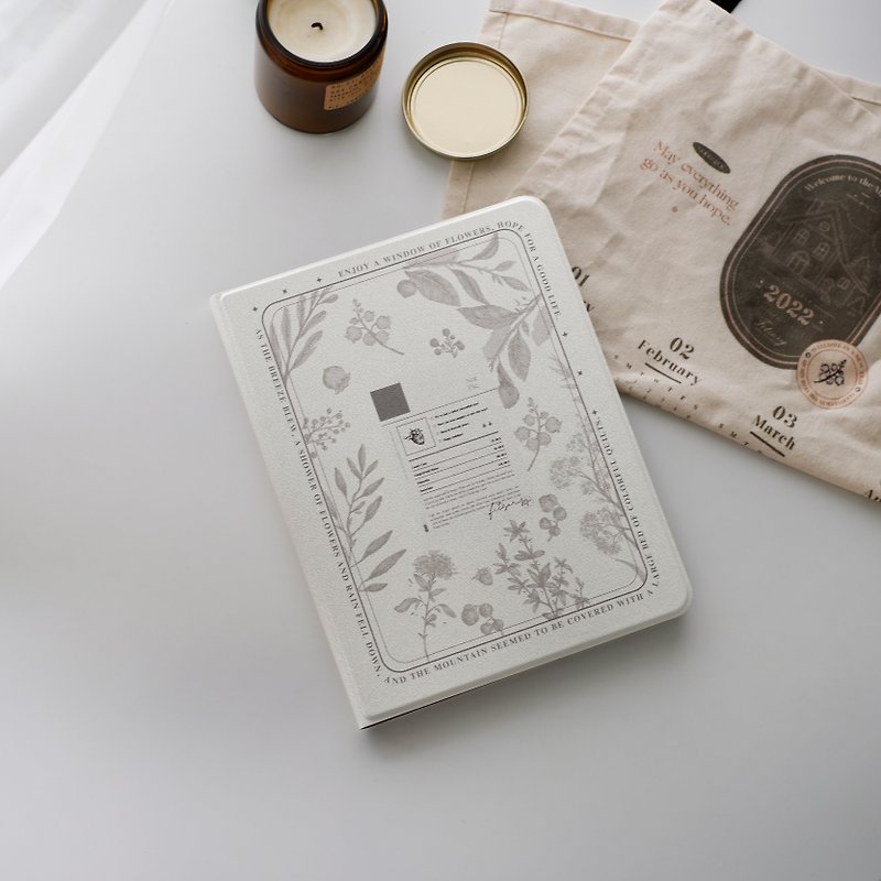 【FITZORY】French retro series - De l'art | iPad case - เคสแท็บเล็ต - พลาสติก ขาว