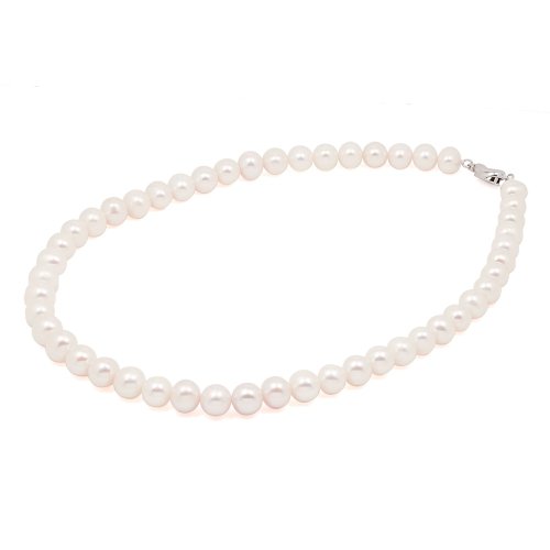 正佳珠寶 Gemsrich Jewelry 【正佳珠寶】淡水珍珠 頂級高光潤澤 8-9mm 珍珠項鍊
