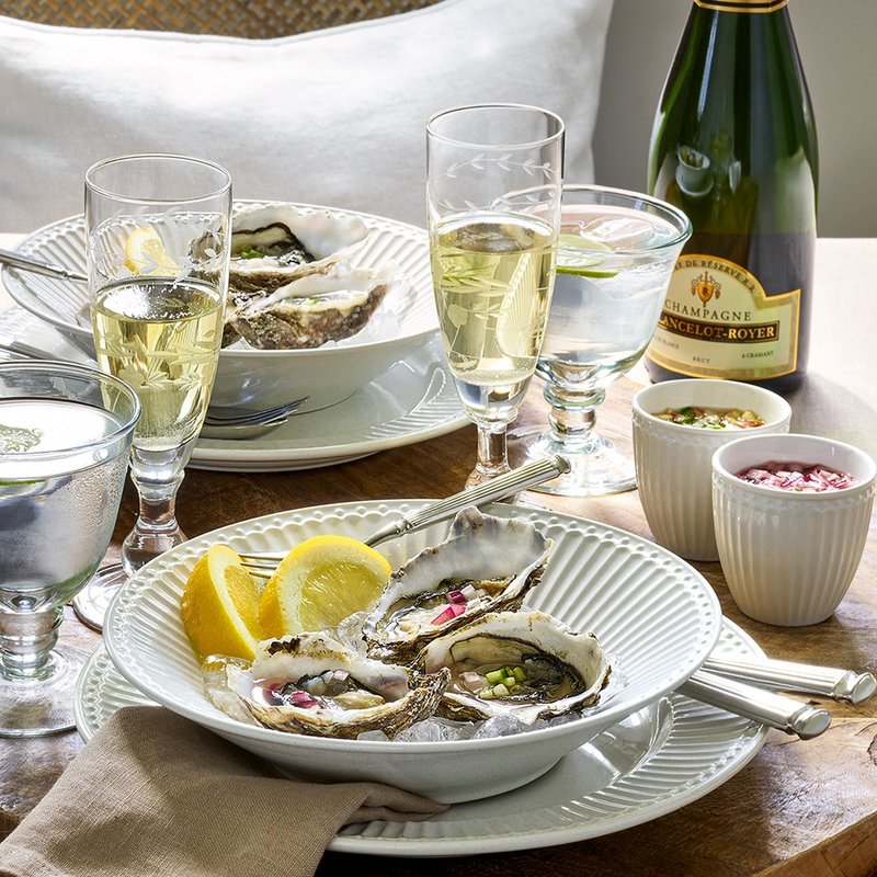 丹麥GreenGate Alice white 餐盤 / 餅乾盤 - 盤子/餐盤/盤架 - 瓷 白色