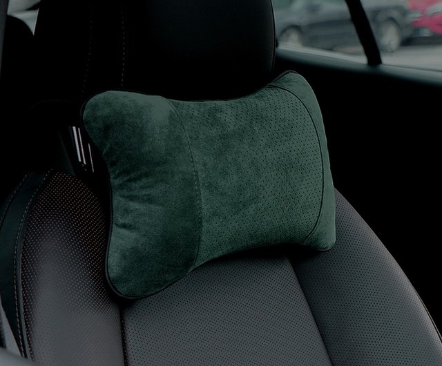 Italian Alcantara Car Neck Pillow - Gift Shop