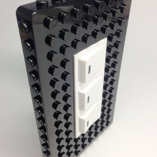 The last set~Qubefun building block storage power cover + 3 building block hooks (limited charm black)