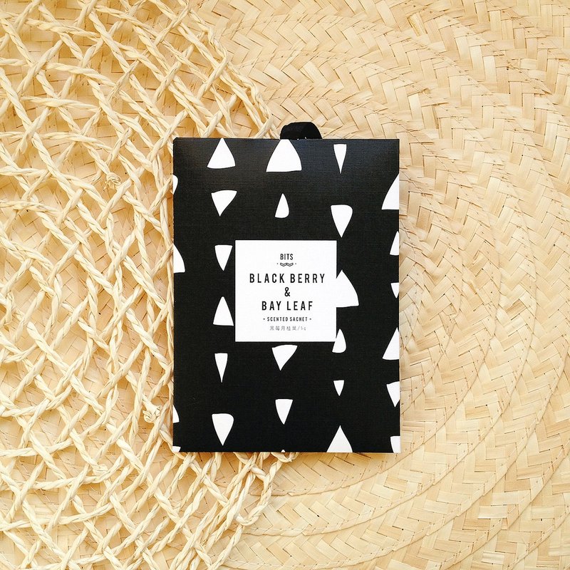 「BITS植物の香りパッケージ - 軽量のパッケージには、」ブラックベリーベイは、ブラックベリー＆ベイリーフの葉 - アロマ・線香 - 紙 