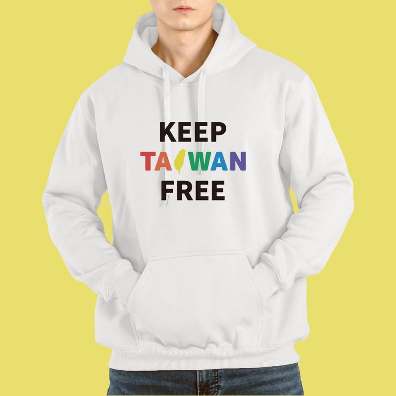 KEEP TAIWAN FREE Taiwan Hat T Clothing Long Sleeve Black White Thick Pound - เสื้อยืดผู้ชาย - ผ้าฝ้าย/ผ้าลินิน หลากหลายสี