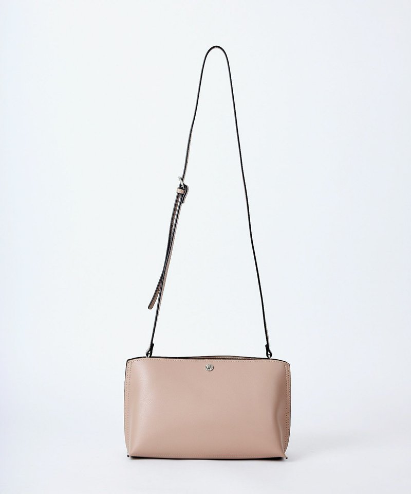 Legato Largo - Light WeightMini Cross Body Shoulder Bag LH-P0001Z Grey Beige - Messenger Bags & Sling Bags - Polyester Pink